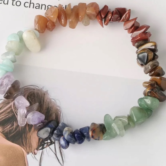 Chakra Crystal Healing Saged Bracelet - Picture 2 of 5